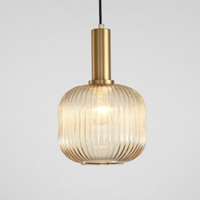 Gema Ripple Glass Pendant Light-Letifly Lights and Decor