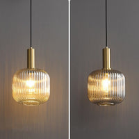Gema Ripple Glass Pendant Light-Letifly Lights and Decor