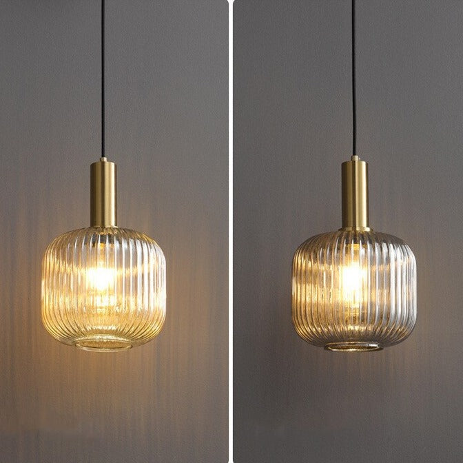Gema Ripple Glass Pendant Light-Letifly Lights and Decor