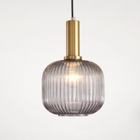 Gema Ripple Glass Pendant Light-Letifly Lights and Decor