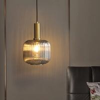 Gema Ripple Glass Pendant Light-Letifly Lights and Decor