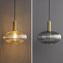 Gema Ripple Glass Pendant Light-Letifly Lights and Decor