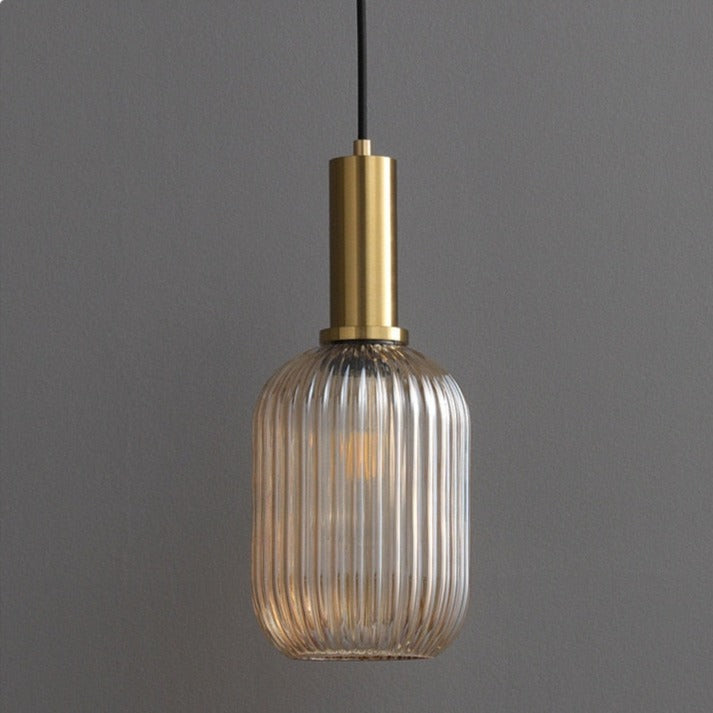 Gema Ripple Glass Pendant Light-Letifly Lights and Decor
