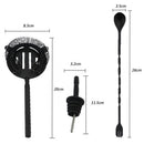 Ghost Black Matte Cocktail Shaker Set