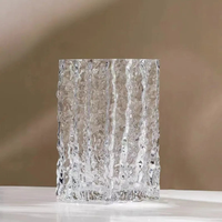 Glacier Flower Vase transparent rainbow hydroponics flower vase electroplated decorative vase