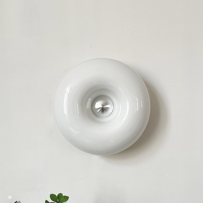 Glass Donut Wall Lamp-Letifly Lights and Decor