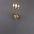 Glass Torch Brass Wall Light-Letifly Lights and Decor