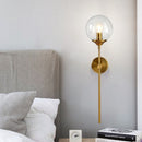 Glass Torch Brass Wall Light-Letifly Lights and Decor