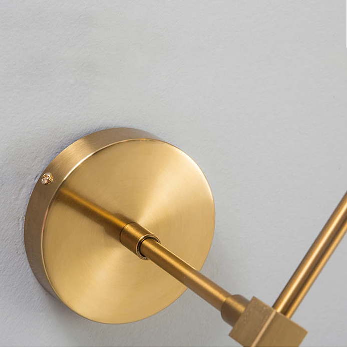 Glass Torch Brass Wall Light - Final Sale-Letifly Lights and Decor