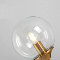 Glass Torch Brass Wall Light - Final Sale-Letifly Lights and Decor