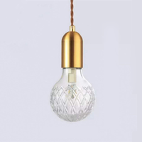 Home Lighting Crystal Pendant Light Led Hanging Lamp for Kitchen Home 