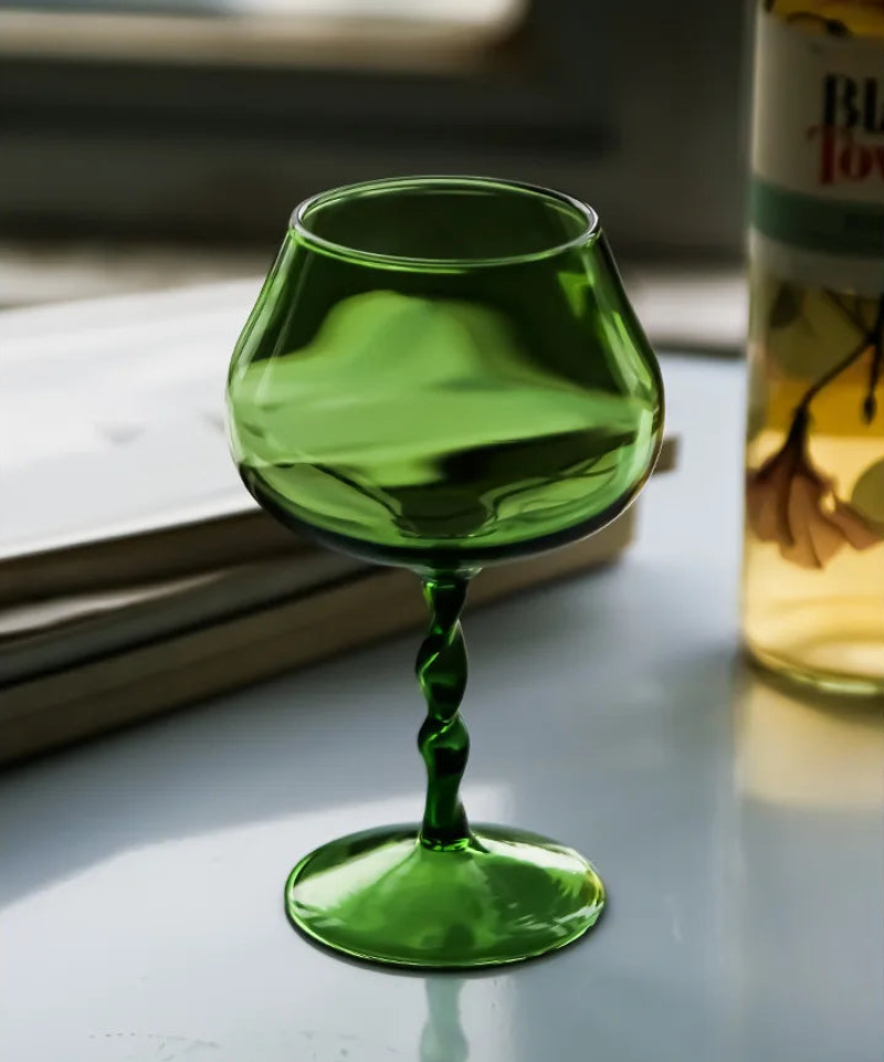 Green Conch Goblet