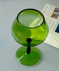 Green Conch Goblet