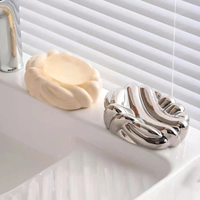 Grooves Ceramic Soap Box-Letifly Lights and Decor