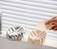 Grooves Ceramic Soap Box-Letifly Lights and Decor