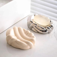 Grooves Ceramic Soap Box-Letifly Lights and Decor