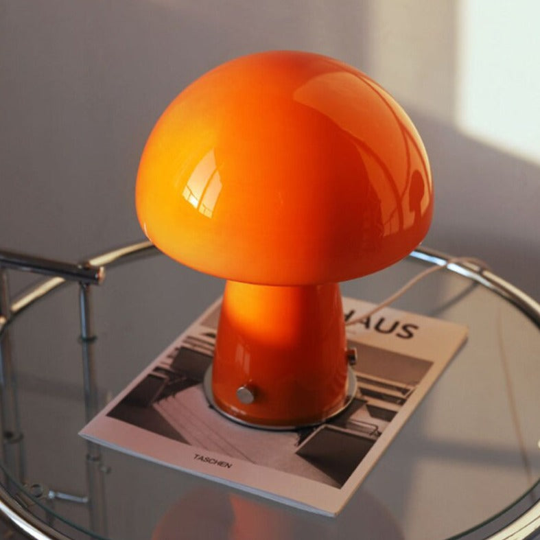 Lampe de table champignon LED Gunta