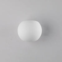 Gypsum LED wall lamp spherical wall light minimalist aesthetic wall light