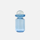 Glass vase sky-blue globe-top Nordic modern transparent hydroponics glass cylinder vase