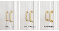2.52"-15.74" Nordic Brass Long Furniture Handles Wardrobe Kitchen Cupboard Cloakroom Bedside Cabinet Handle Bedroom Accessories-Letifly Lights and Decor