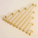 2.52"-15.74" Nordic Brass Long Furniture Handles Wardrobe Kitchen Cupboard Cloakroom Bedside Cabinet Handle Bedroom Accessories-Letifly Lights and Decor