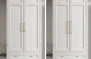 2.52"-15.74" Nordic Brass Long Furniture Handles Wardrobe Kitchen Cupboard Cloakroom Bedside Cabinet Handle Bedroom Accessories-Letifly Lights and Decor