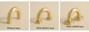 2.52"-15.74" Nordic Brass Long Furniture Handles Wardrobe Kitchen Cupboard Cloakroom Bedside Cabinet Handle Bedroom Accessories-Letifly Lights and Decor