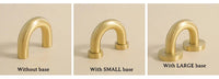 2.52"-15.74" Nordic Brass Long Furniture Handles Wardrobe Kitchen Cupboard Cloakroom Bedside Cabinet Handle Bedroom Accessories-Letifly Lights and Decor