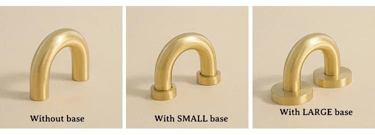 2.52"-15.74" Nordic Brass Long Furniture Handles Wardrobe Kitchen Cupboard Cloakroom Bedside Cabinet Handle Bedroom Accessories-Letifly Lights and Decor