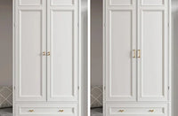 2.52"-15.74" Nordic Brass Long Furniture Handles Wardrobe Kitchen Cupboard Cloakroom Bedside Cabinet Handle Bedroom Accessories-Letifly Lights and Decor