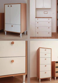 Wood Round Pull Knobs Natural Wooden Dresser Drawer Wardrobe Handle and Knobs For Cabinet Handle Furniture Hardware-Letifly Lights and Decor