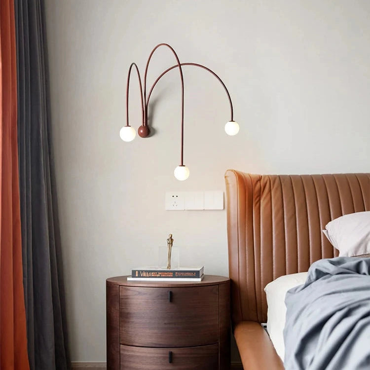 Fountain of Light Metal Wall Lamp-Letifly Lights and Decor