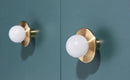 Luxury Natural Stone + brass Knobs Cabinet Knob Handle Dresser Knobs Drawer Pulls Elegant Green Furniture Hardware-Letifly Lights and Decor