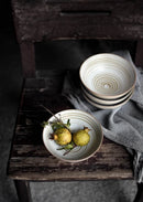 Handmade Ceramic Japanese rough pottery dinner plate dessert plate-Letifly Lights and Decor
