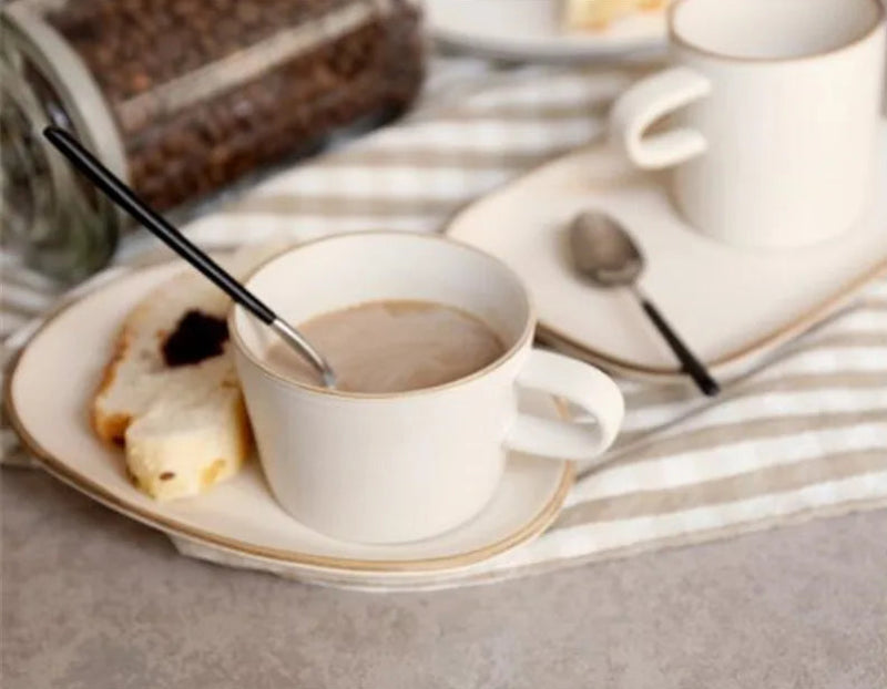 Stoneware Milk Tea Mug Set