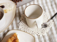 Stoneware Milk Tea Mug Set