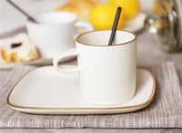 Stoneware Milk Tea Mug Set