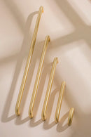 2.52"-15.74" Nordic Brass Long Furniture Handles Wardrobe Kitchen Cupboard Cloakroom Bedside Cabinet Handle Bedroom Accessories-Letifly Lights and Decor