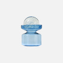 Glass vase sky-blue globe-top Nordic modern transparent hydroponics glass cylinder vase