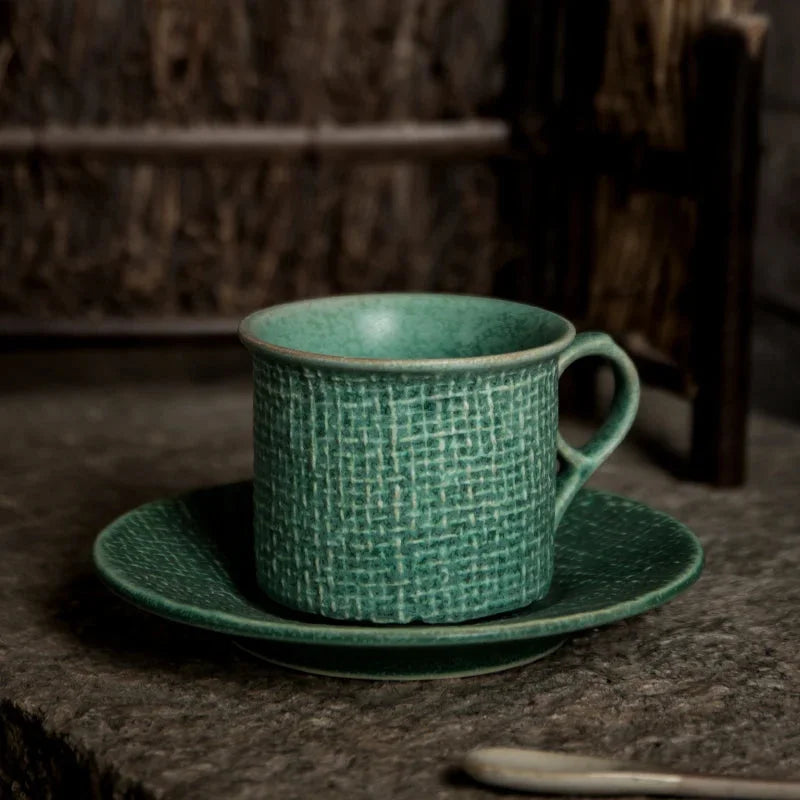 Heirloom Ceramic Coffee Cup Set