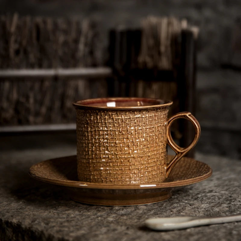 Heirloom Ceramic Coffee Cup Set