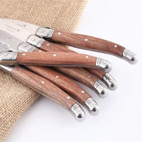 Heritage Laguiole Wood & Stainless Steel Cutlery Set-Letifly Lights and Decor