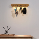 wooden magnetic key holder and nightlight sensor minimalist portable