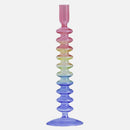 It's a Rainbow Glass Candle Holder