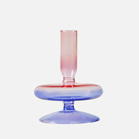 It's a Rainbow Glass Candle Holder