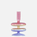 It's a Rainbow Glass Candle Holder