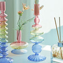 It's a Rainbow Glass Candle Holder