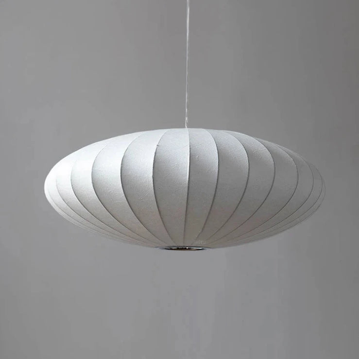 Japanese Silk Pendant Light