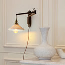 Walnut Wood Adjustable Wall Lamp