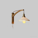Walnut Wood Adjustable Wall Lamp